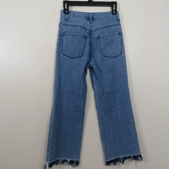 J Brand Light Blue Frayed Hem Jeans - Picture 8 of 10